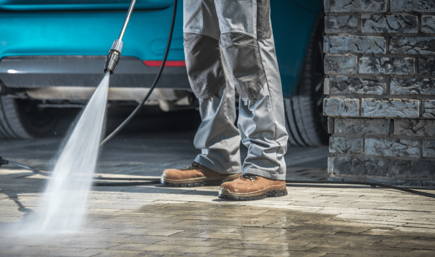 Driveway Pressure Washing